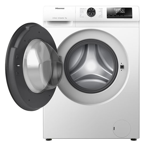 Lavadora Hisense WFQP9014EVM 9Kg 1400rpm C blanca
