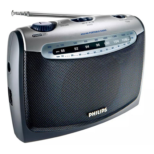 Radio Philips AE2160/04 pilas y luz