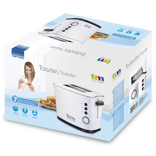 Tostador TM TMPTS002 2 ranuras 850W