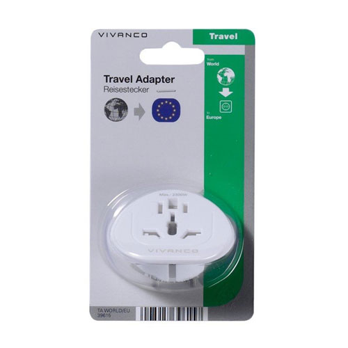 Adaptador de viaje Vivanco ref. 39615