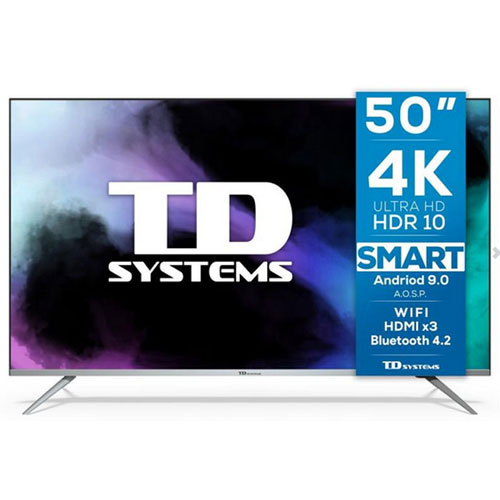 Televisión TD SYSTEMS K50DLJ12US 50" UHD 4K G Smart TV