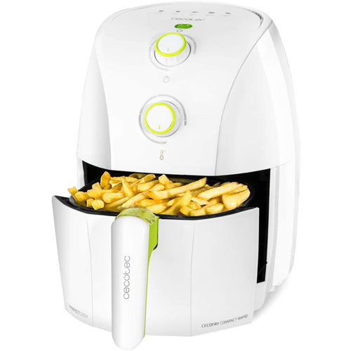 Freidora de aire Cecotec Compact Rapid White Ref. 03051 900W 1,5 litros