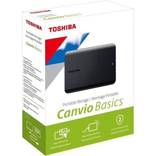 Disco duro Toshiba HDD 3.2 Canvio Basic 2022 2 Tb