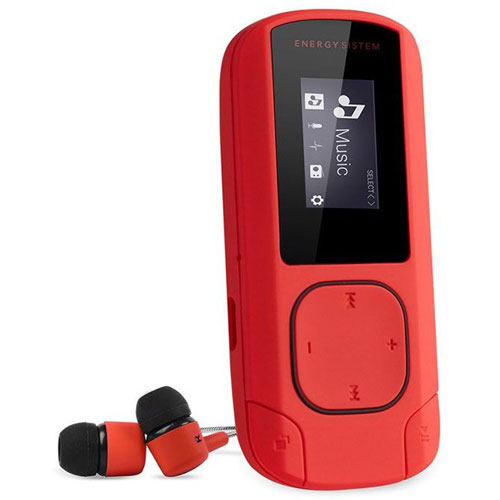 MP3 ENERGY SISTEM CLIP CORAL 426485 8GB Rojo