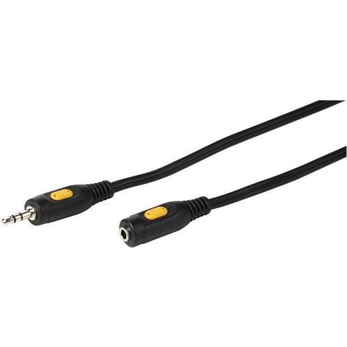 Alargador de cable de 3,5mm de 1,5 metros Vivanco Ref. 46213 Negro