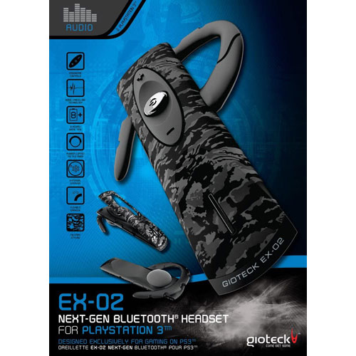 Gioteck Headset Bluetooth Mono EX2 PS3