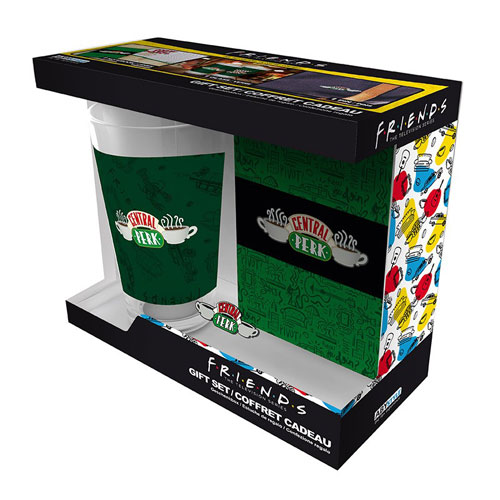 Abystyle pack Friends XXL Glass + Pin + Notebook