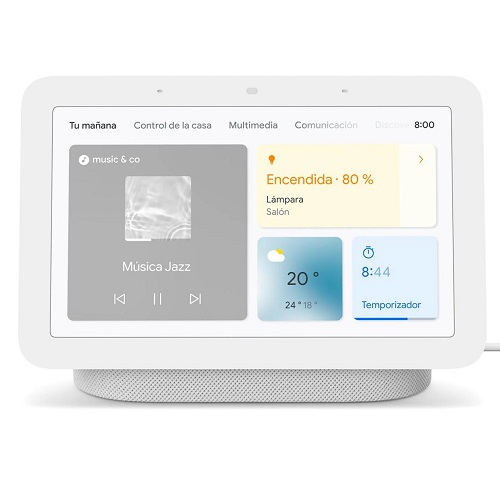 Altavoz inteligente Google Nest Hub 2ª Generación color tiza