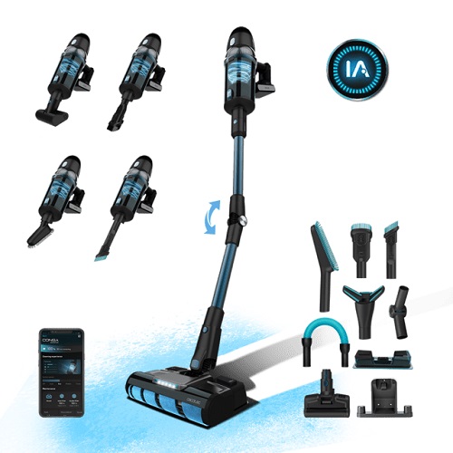 Aspirador escoba Cecotec Conga Rockstar 9500 Connected Ergowet 3000 IA ref. 09942