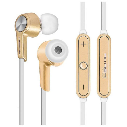Auricular AKASHI Bluetooth ALTKITINTRABTGD GOLD