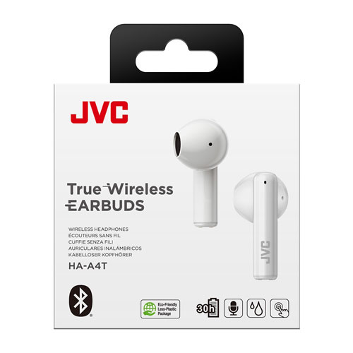 Auricular de botón bluetooth JVC HA-A4T Blanco