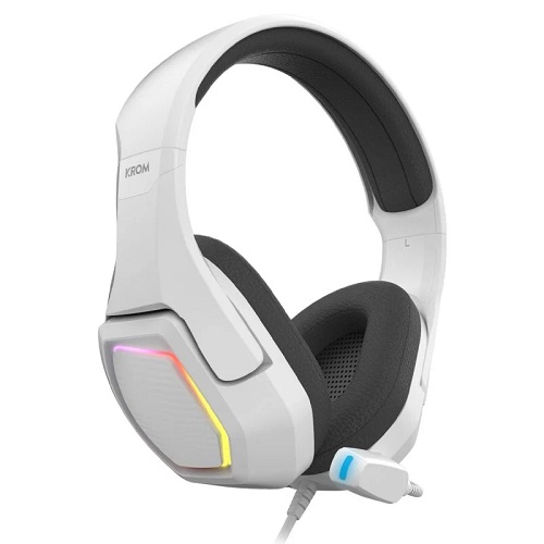 Auricular gaming KROM 7.1 KOPA Blanco