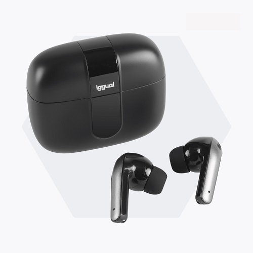 Auricular IGGUAL BT Negro IGG319345 bluetooth