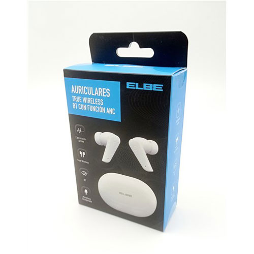 Auriculares de botón ELBE ABTWS-005-B bluetooth