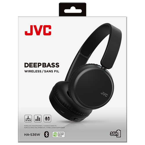 Auriculares de diadema JVC HA-S36W Negro