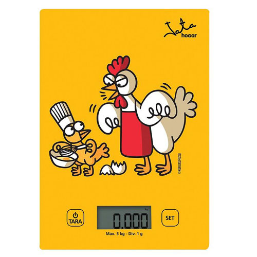 Balanza de cocina Jata MOD.731K Kukuxumusu Gallina 5 Kg