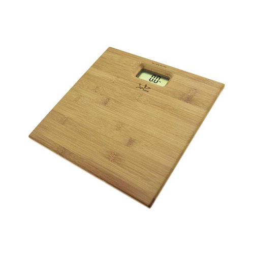 Báscula de baño Jata 489 150kg gran LCD bambú