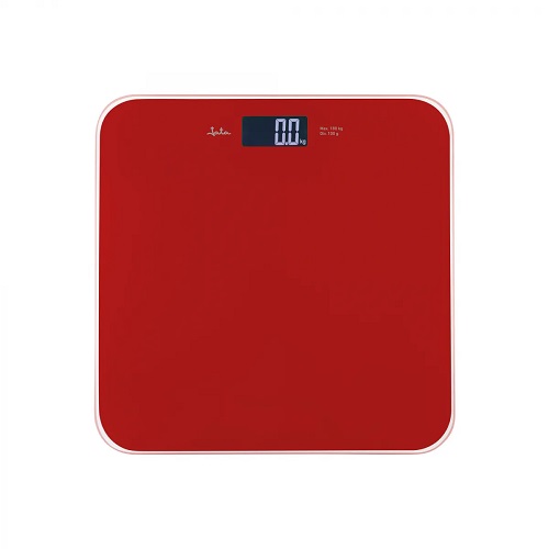 Báscula de vidrio rojo JATA HBAS1291