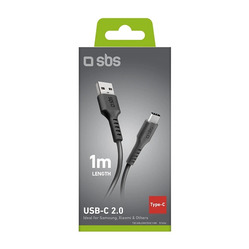 Cable de datos y carga USB-C - USB-A de 1 metro SBS TECABLEMICROC10K