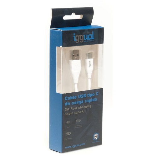 Cable IGGUAL IGG317181 USB a USB-C 3.0 1 metro