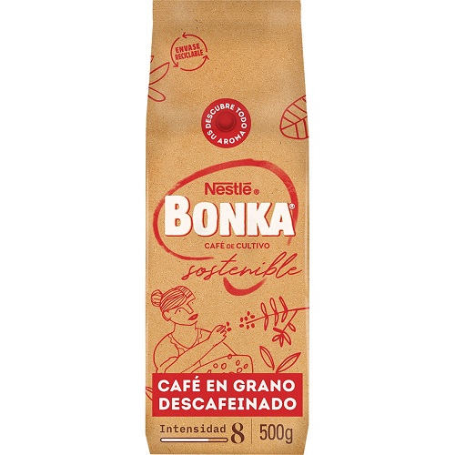 Café en grano Nescafé Bonka descafeinado 500GR