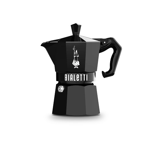 Cafetera Bialetti Moka Exclusive 3 tazas Black