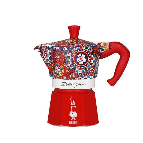 Cafetera Bialetti Moka Express 3 tazas Red Dolce & Gabbana