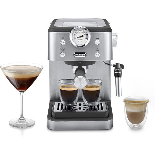 Cafetera Delonghi EM450.M con 2 packs Bonka 15 Bar 1,7 litros