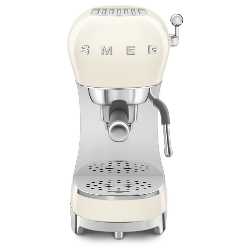 Cafetera espresso manual Smeg ECF02CREU 50 style crema 15 Bar