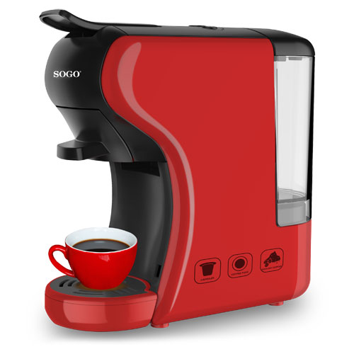 Cafetera SOGO SS5675 0,6 litros 19 bar Roja