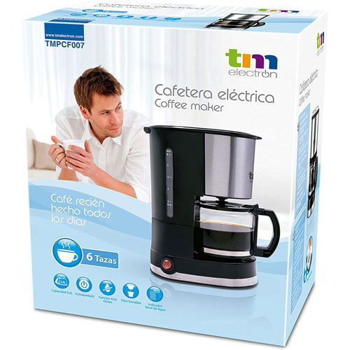 Cafetera TM TMPCF007 600W 0,6 litros 6 tazas