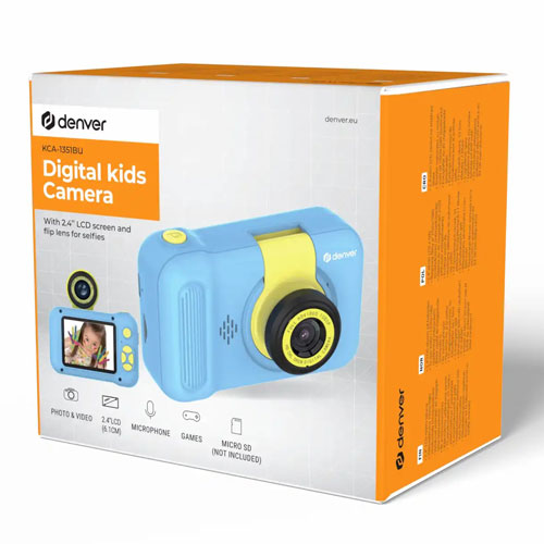 Cámara de fotos para niños Denver KIDS KCA-1351BU Azul