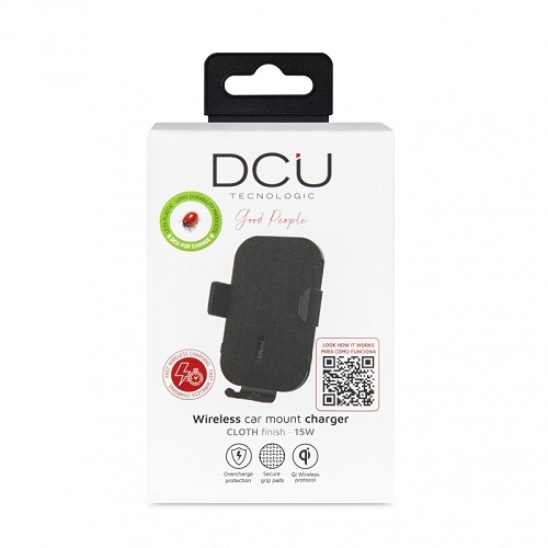 Cargador wireless para coche DCU 36100435 15W