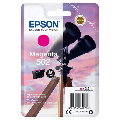 Cartucho tinta Epson 502 Magenta