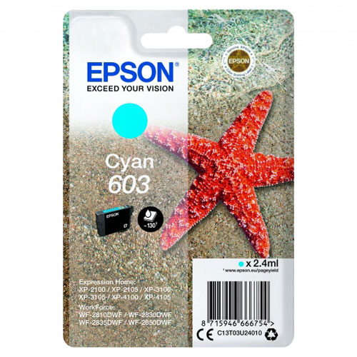 Cartucho tinta Epson 603 Cyan