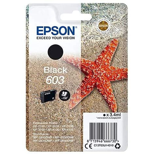 Cartucho tinta Epson 603 Negro