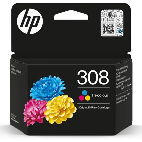 Cartucho tinta HP 308 Color