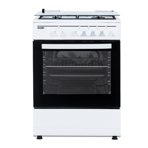 Cocina gas butano SVAN SKG4601 4 fuegos 59 litros Blanco