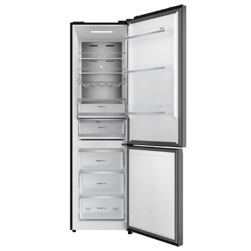 Combi Teka RBF 88670 GBK No Frost C 201x60 Cristal negro 113400042