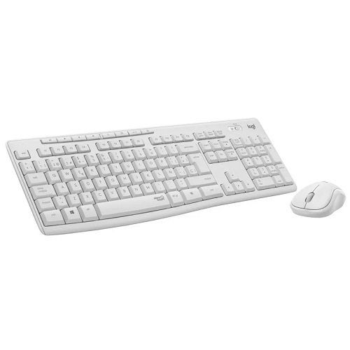 Combo teclado+ratón Logitech Silent Touch MK295 WH