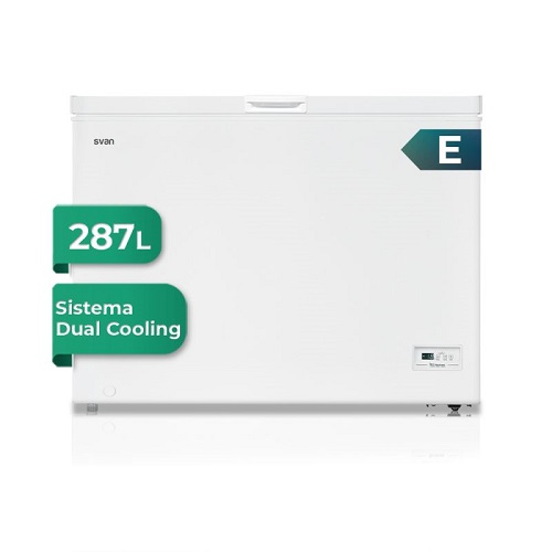Congelador SVAN SCH3001EDC 287 litros E Blanco