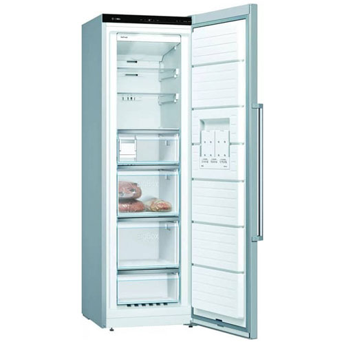 Congelador vertical Bosch GSN36AIEP 1,86x60 242 litros No Frost E Inox