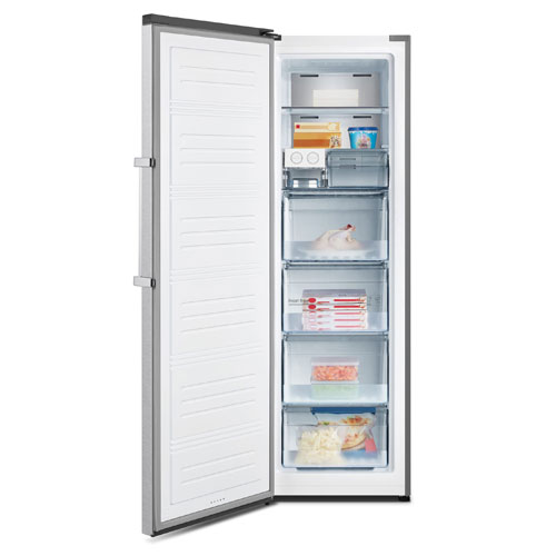 Congelador vertical Hisense FV354N4BIE 274 litros 186x60 E Inox