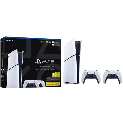Consola Playstation 5 Slim digital con 2 mandos