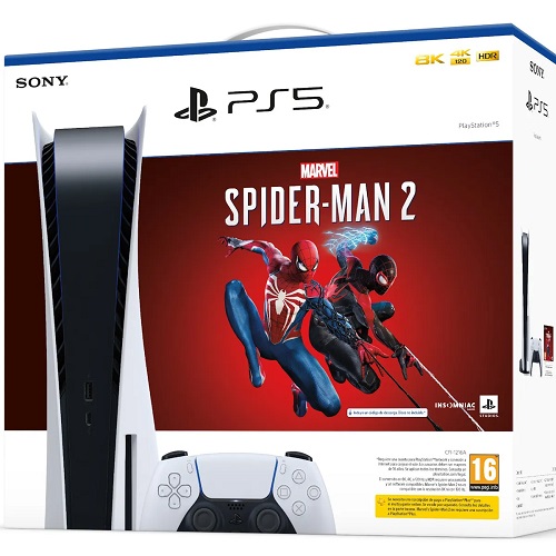 Consola Playstation 5 Standard + Spider-man 2