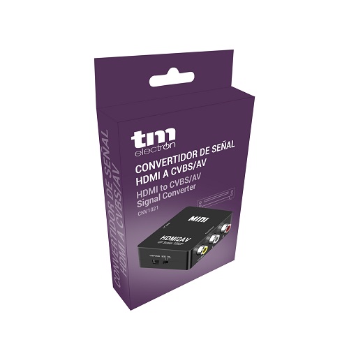 Convertidor de señal HDMI a CVBS/AV 3XRCA