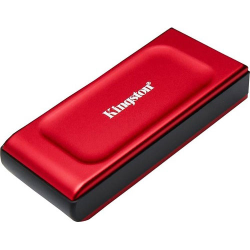 Disco duro externo Kingston XS1000 1TB SSD Rojo