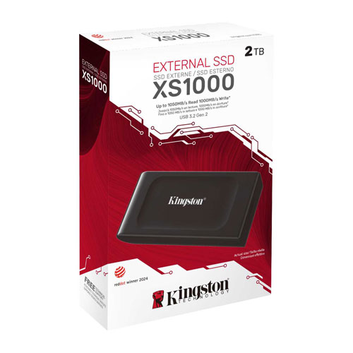 Disco duro SSD KINGSTON 2TB XS1000