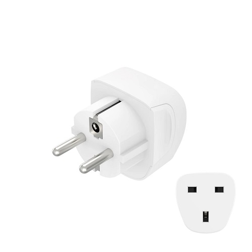 Enchufe adaptador de viaje HAMA UK-EU 00223459