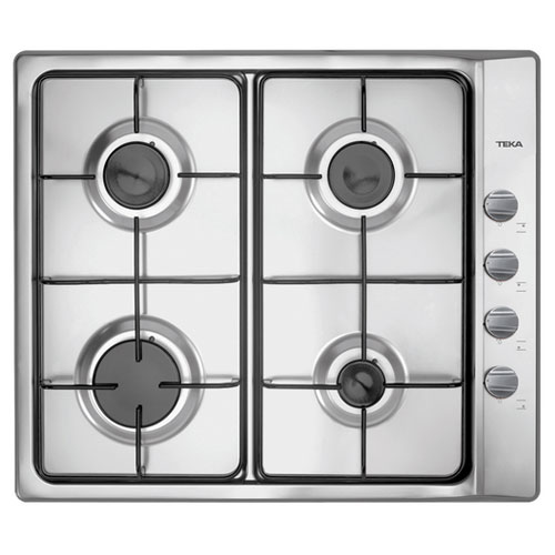Encimera de gas butano Teka E/60.3 4G AL Ref.40207040 4 Fuegos 60cms Inox